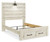 Cambeck - Whitewash - Full Panel Bed with 2 Storage Drawers (B192B33) by Ashley
