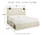 Cambeck - Whitewash - King Panel Bed with 4 Storage Drawers (B192B27) by Ashley