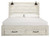Cambeck - Whitewash - King Panel Bed with 2 Storage Drawers (B192B31) by Ashley