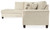 Abinger - Natural - 2-Piece Sleeper Sectional with Chaise (83904S3) by Ashley