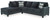 Abinger - Smoke - 2-Piece Sleeper Sectional with Chaise (83905S3) by Ashley