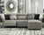 Colleyville - Stone - 3-Piece Power Reclining Sectional with Chaise (54405S2) by Ashley