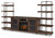 Starmore - Brown/Gunmetal - 3-Piece Wall Unit with Electric Fireplace (W633W6) by Ashley