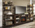 Starmore - Brown/Gunmetal - 3-Piece Wall Unit with Electric Fireplace (W633W6) by Ashley