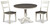 Nelling - Two-tone - Dining Table (D287D2) by Ashley