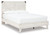 Shawburn - White/Dark Charcoal Gray - Queen Crossbuck Panel Platform Bed (EB4121B1) by Ashley