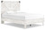 Shawburn - White/Dark Charcoal Gray - Full Crossbuck Panel Platform Bed (EB4121B2) by Ashley