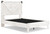 Shawburn - White/Dark Charcoal Gray - Full Crossbuck Panel Platform Bed (EB4121B2) by Ashley