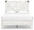 Shawburn - White/Dark Charcoal Gray - Full Crossbuck Panel Platform Bed (EB4121B2) by Ashley