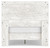 Shawburn - White/Dark Charcoal Gray - Full Crossbuck Panel Platform Bed (EB4121B2) by Ashley