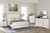Gerridan - White/Gray - Queen Panel Bed (B1190B2) by Ashley