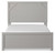 Cottonburg - Light Gray/White - Full Panel Bed (B1192B4) by Ashley