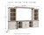 Havalance - Two-tone - 4-Piece Entertainment Center (W814W1) by Ashley