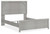 Cottonburg - Light Gray/White - Queen Panel Bed (B1192B2) by Ashley