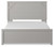 Cottonburg - Light Gray/White - Queen Panel Bed (B1192B2) by Ashley