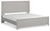 Cottonburg - Light Gray/White - King Panel Bed (B1192B3) by Ashley