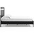 Finch - Black/Brown - Queen Panel Platform Bed (EB3392B2) by Ashley