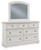 Robbinsdale - Antique White - Dresser and Mirror (B742B1) by Ashley