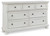 Robbinsdale - Antique White - Dresser and Mirror (B742B1) by Ashley