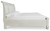 Robbinsdale - Antique White - King Sleigh Bed with Storage (B742B8) by Ashley