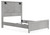 Cottonburg - Light Gray/White - Queen Panel Bed (B1192B7) by Ashley
