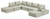Bales - Taupe - 7-Piece Modular Seating (A3000244A7) by Ashley