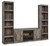 Wynnlow - Gray - 3-Piece Entertainment Center with Electric Fireplace (EW0440W10) by Ashley