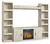 Bellaby - Whitewash - 4-Piece Entertainment Center with Electric Fireplace (EW0331W8) by Ashley