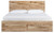 Hyanna - Tan Brown - Queen Panel Storage Bed with 1 Under Bed Storage Drawer (B1050B6) by Ashley