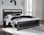 Kaydell - Black - King Upholstered Panel Platform Bed (B1420B24) by Ashley