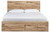 Hyanna - Tan Brown - King Panel Storage Bed (B1050B11) by Ashley