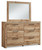 Hyanna - Tan Brown - Dresser and Mirror (B1050B1) by Ashley