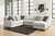 Huntsworth - Dove Gray - 4-Piece Sectional with Chaise (39702S4) by Ashley