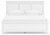 Fortman - White - King Panel Bed (B680B4) by Ashley