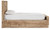 Hyanna - Tan Brown - Twin Panel Bed with 2 Side Storage (B1050B28) by Ashley