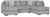 Casselbury - Cement - 2-Piece Sectional with Chaise (52906S1) by Ashley