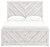 Cayboni - Whitewash - Full Panel Bed (B3788B2) by Ashley