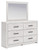 Cayboni - Whitewash - Dresser and Mirror (B3788B1) by Ashley