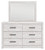 Cayboni - Whitewash - Dresser and Mirror (B3788B1) by Ashley