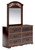 Glosmount - Two-tone - Dresser and Mirror (B1055B1) by Ashley