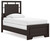 Covetown - Dark Brown - Twin Panel Bed (B441B2) by Ashley