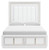 Chalanna - White - Queen Upholstered Storage Bed (B822B2) by Ashley