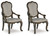 Maylee - Dark Brown - Dining Chair (Set of 2) (D947-01AX2) by Ashley