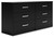Finch - Black - Dresser (EB3392-131) by Ashley