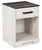 Shawburn - Whitewash/Charcoal Gray - Nightstand (EB4121-191) by Ashley