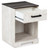 Shawburn - Whitewash/Charcoal Gray - Nightstand (EB4121-191) by Ashley