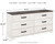 Shawburn - Whitewash/Charcoal Gray - Dresser (EB4121-131) by Ashley