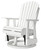 Hyland wave - White - Outdoor Swivel Glider Chair (P111-820) by Ashley
