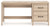 Battelle - Tan - 60" Home Office Desk (H3929-134) by Ashley