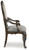 Maylee - Dark Brown - Dining Arm Chair (Set of 2) (D947-01A) by Ashley